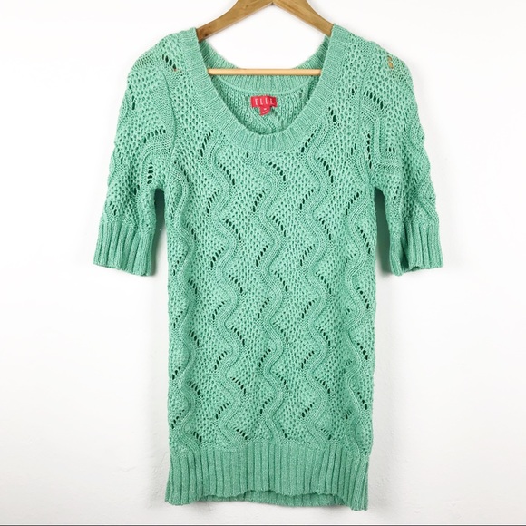 Elle Mint Green Sweater - Picture 4 of 9